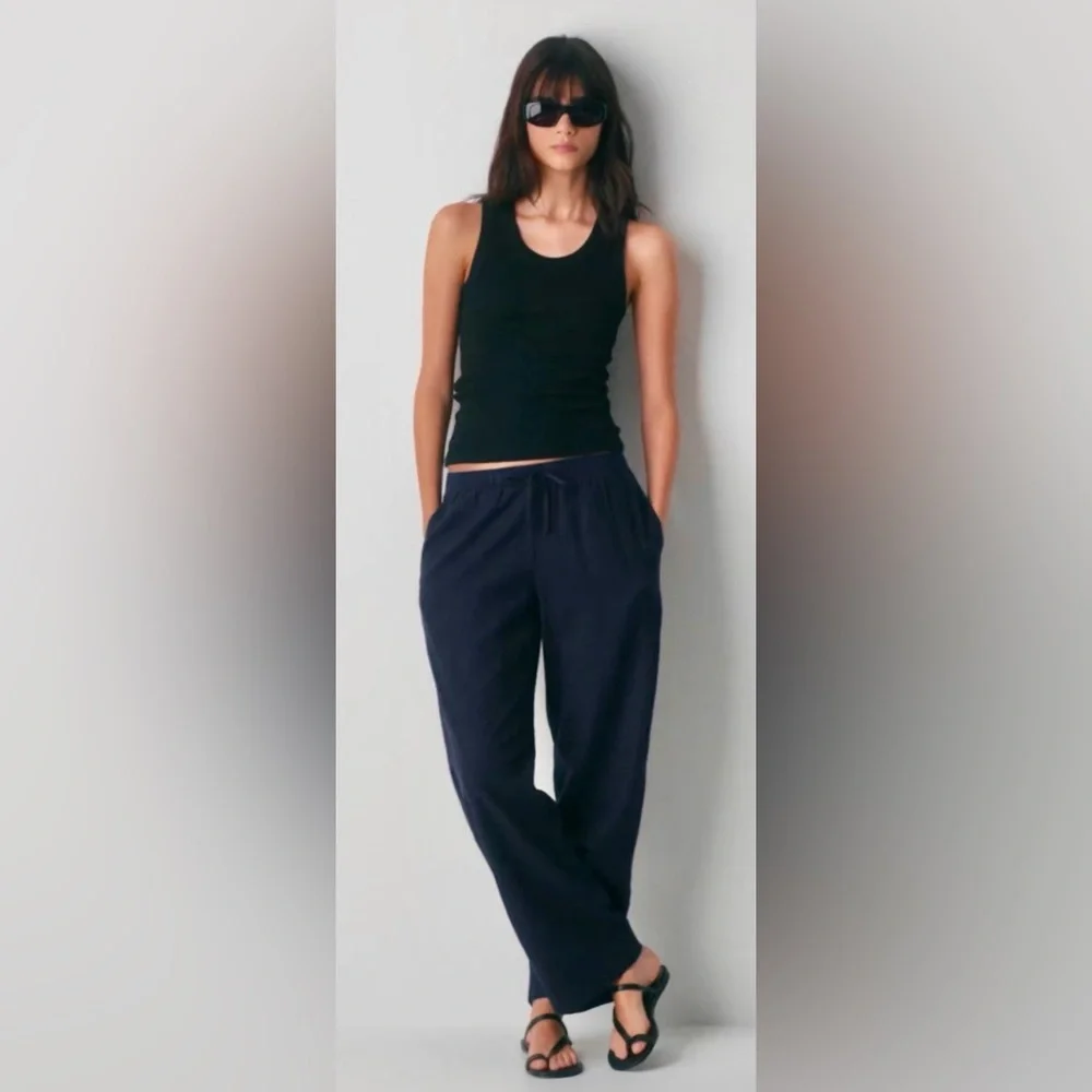 Babaton Sontag Linen Pants Women’s Size XS